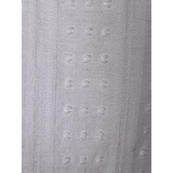Women's GAP White Textured Cotton Short Sleeve Blouse Top XS - Picture 4 of 6